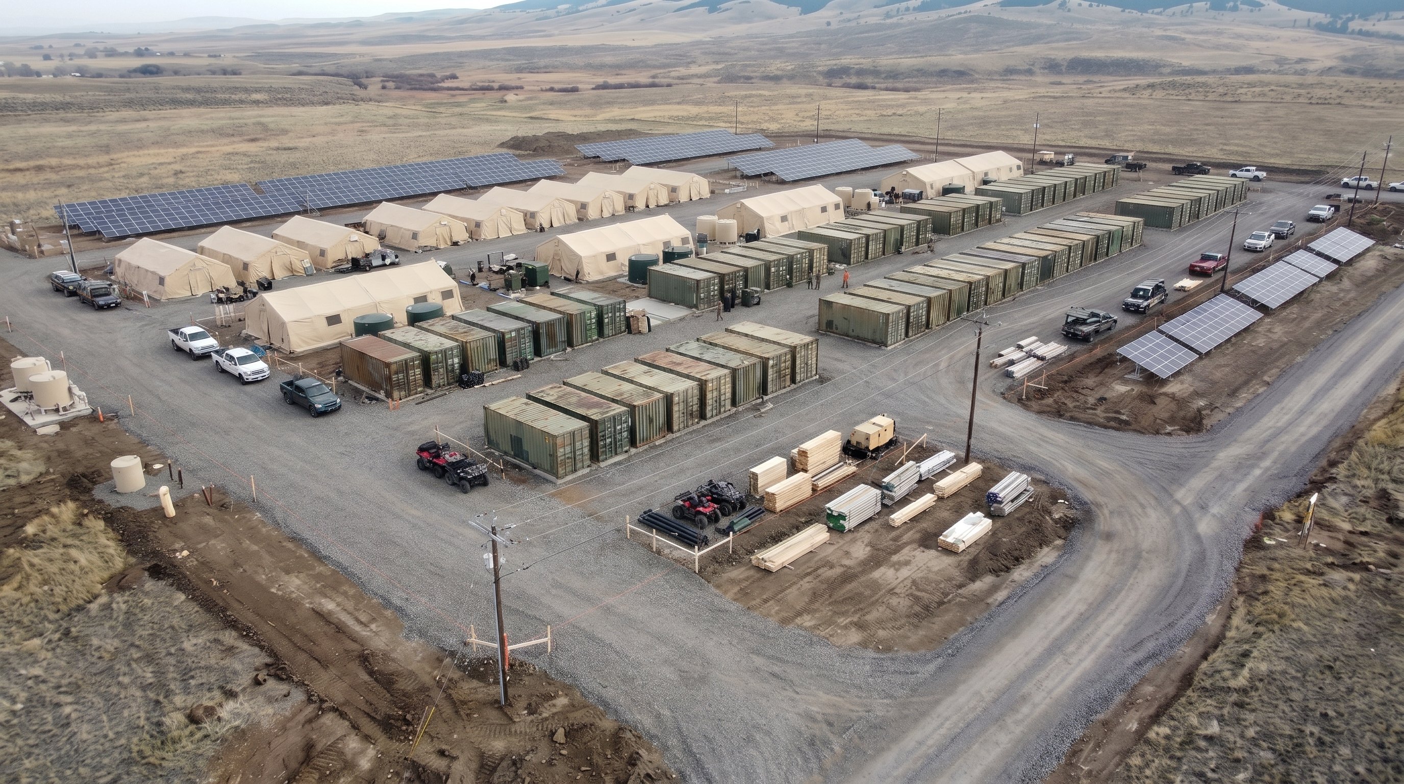 Stage 03, a completed field base